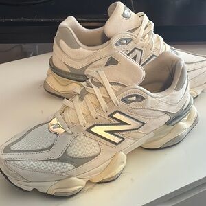 New Balance 9060 Off-White and Gray Sneakers Men’s